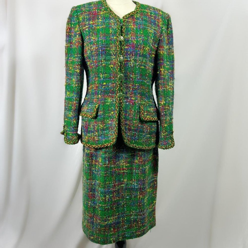 VINTAGE UNBRANDED SKIRT SUIT